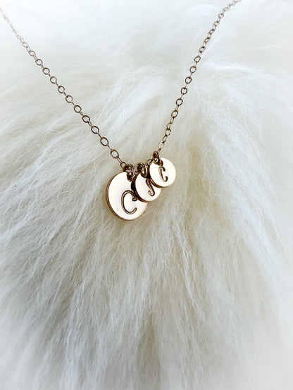 Mother's Initial Necklace