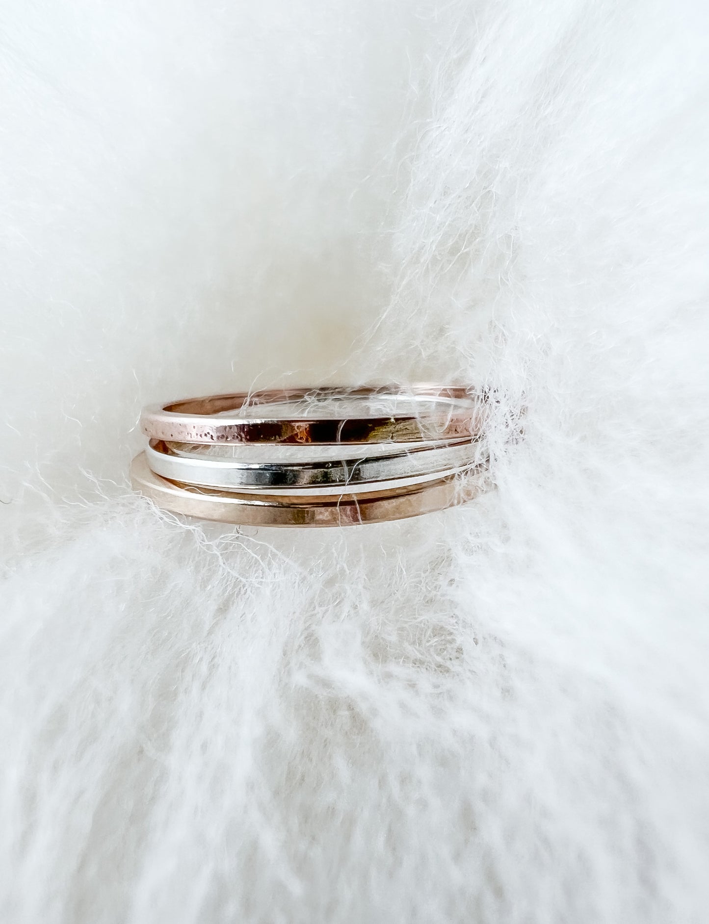 Barely There Square Stack Ring