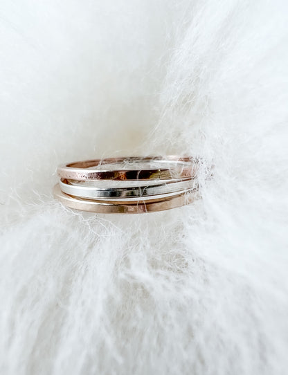 Barely There Square Stack Ring