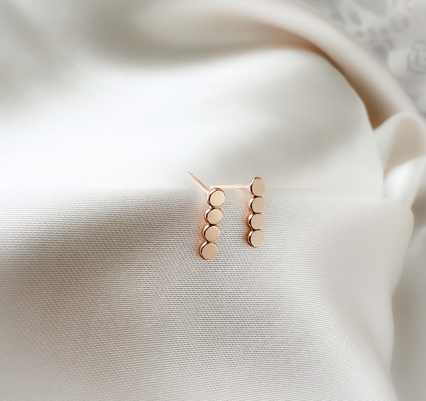 Halo Flat Beaded Studs