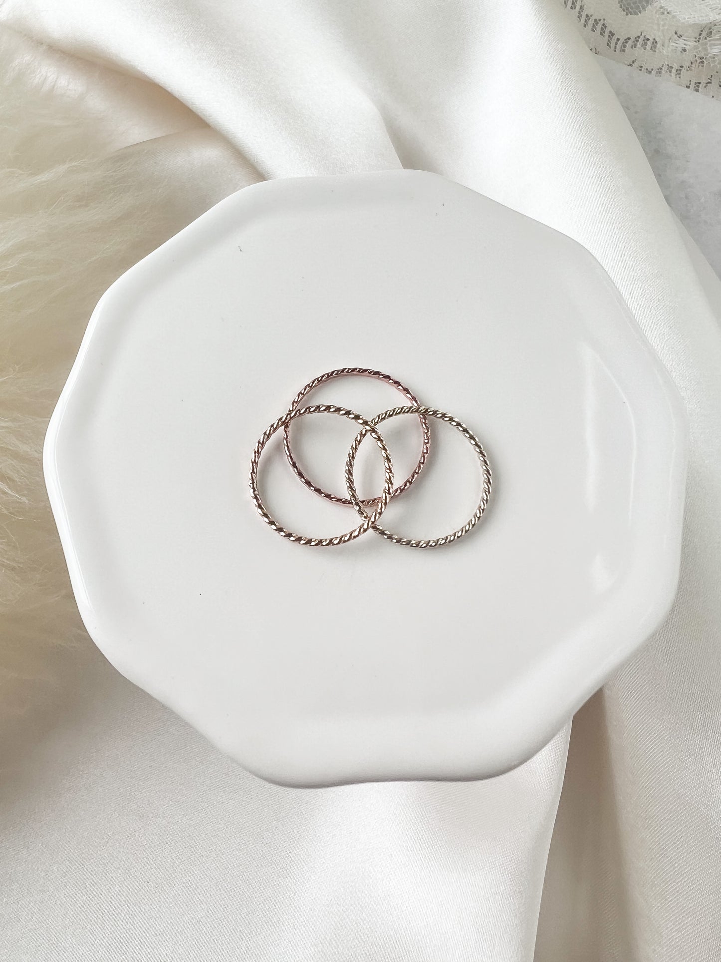 Mini Twist Stack Ring