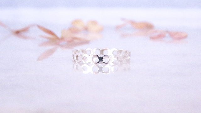 Silver Open Halo Ring