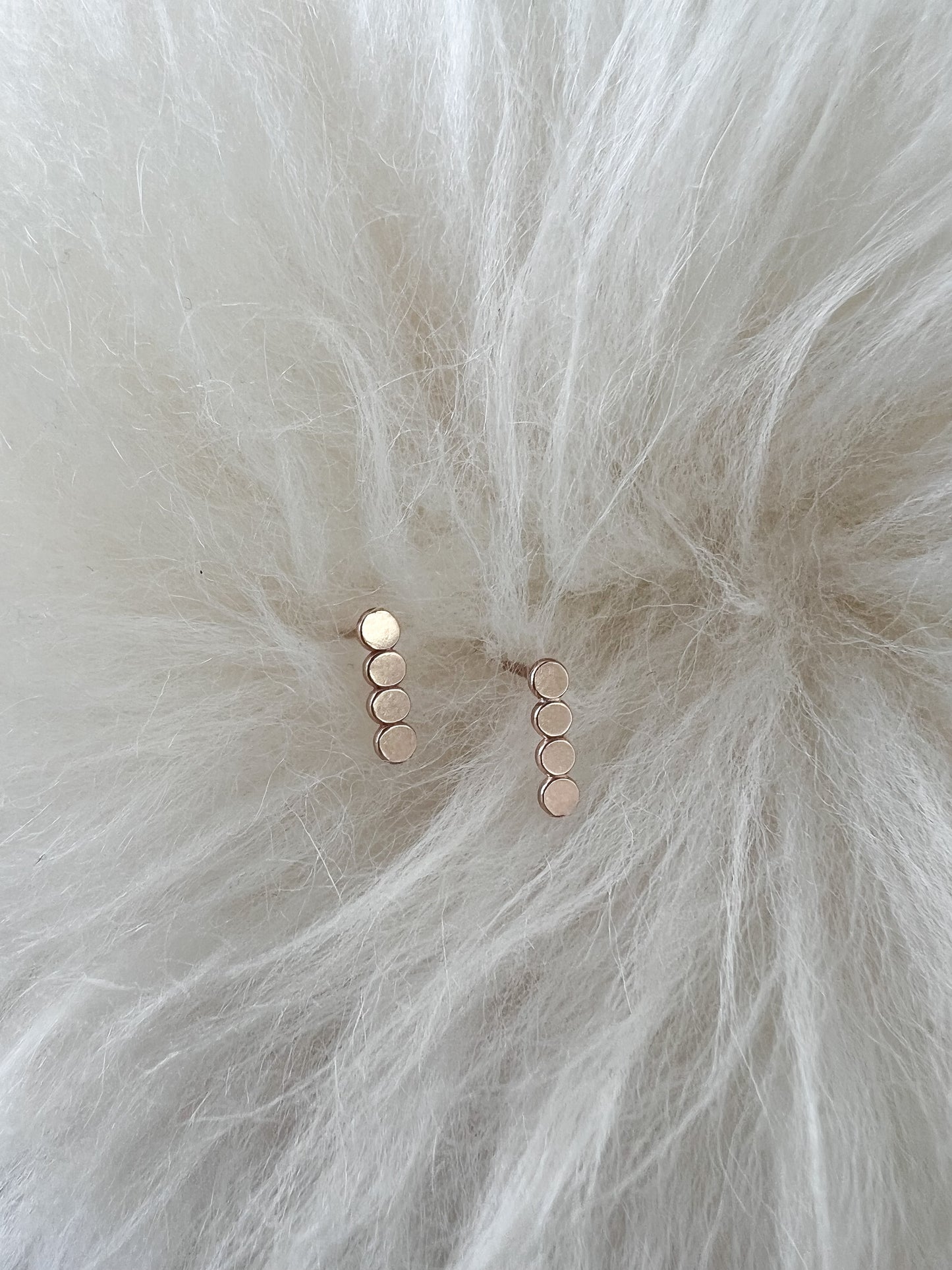 Halo Flat Beaded Studs