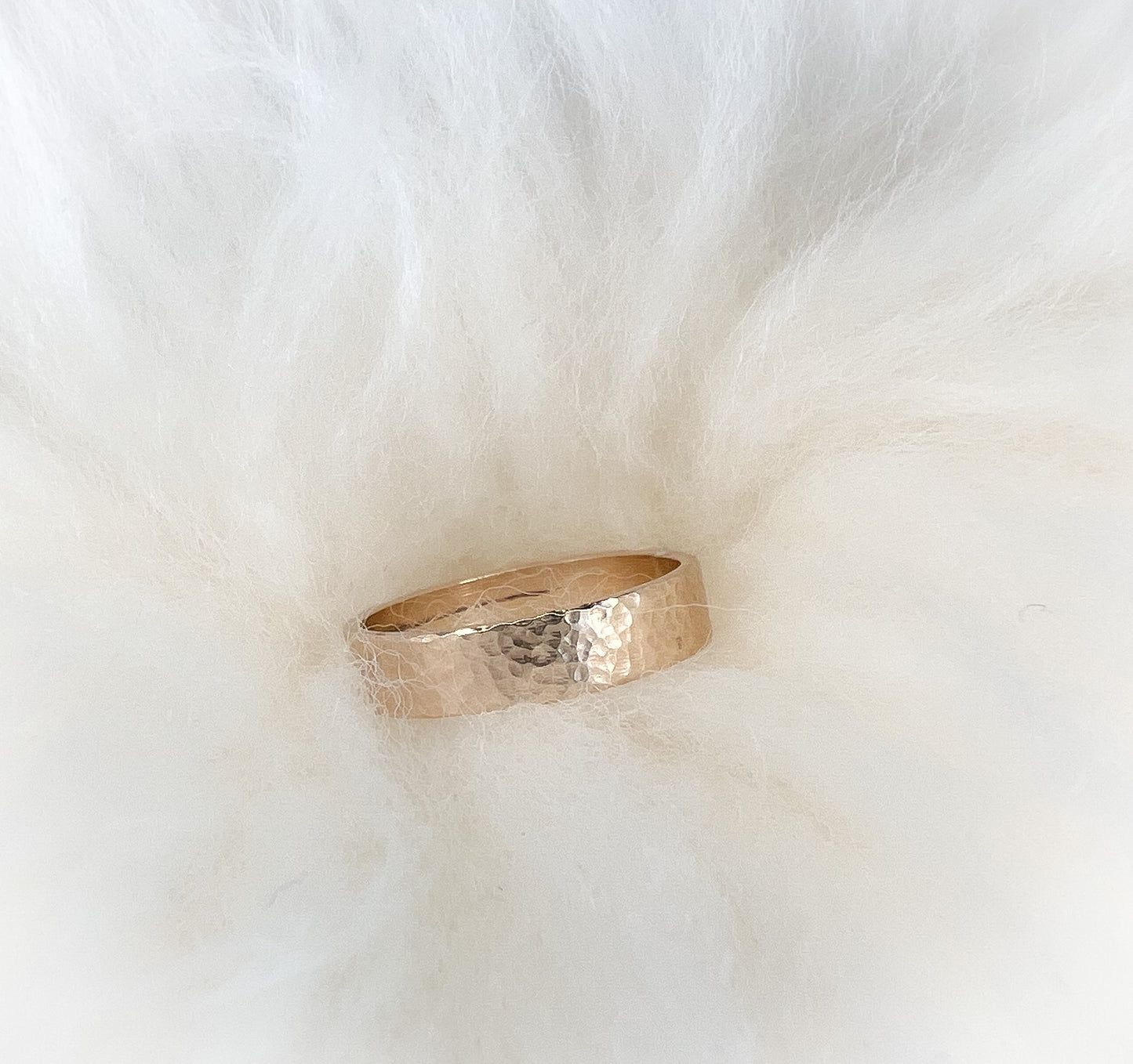 Halo Textured Gold Ring