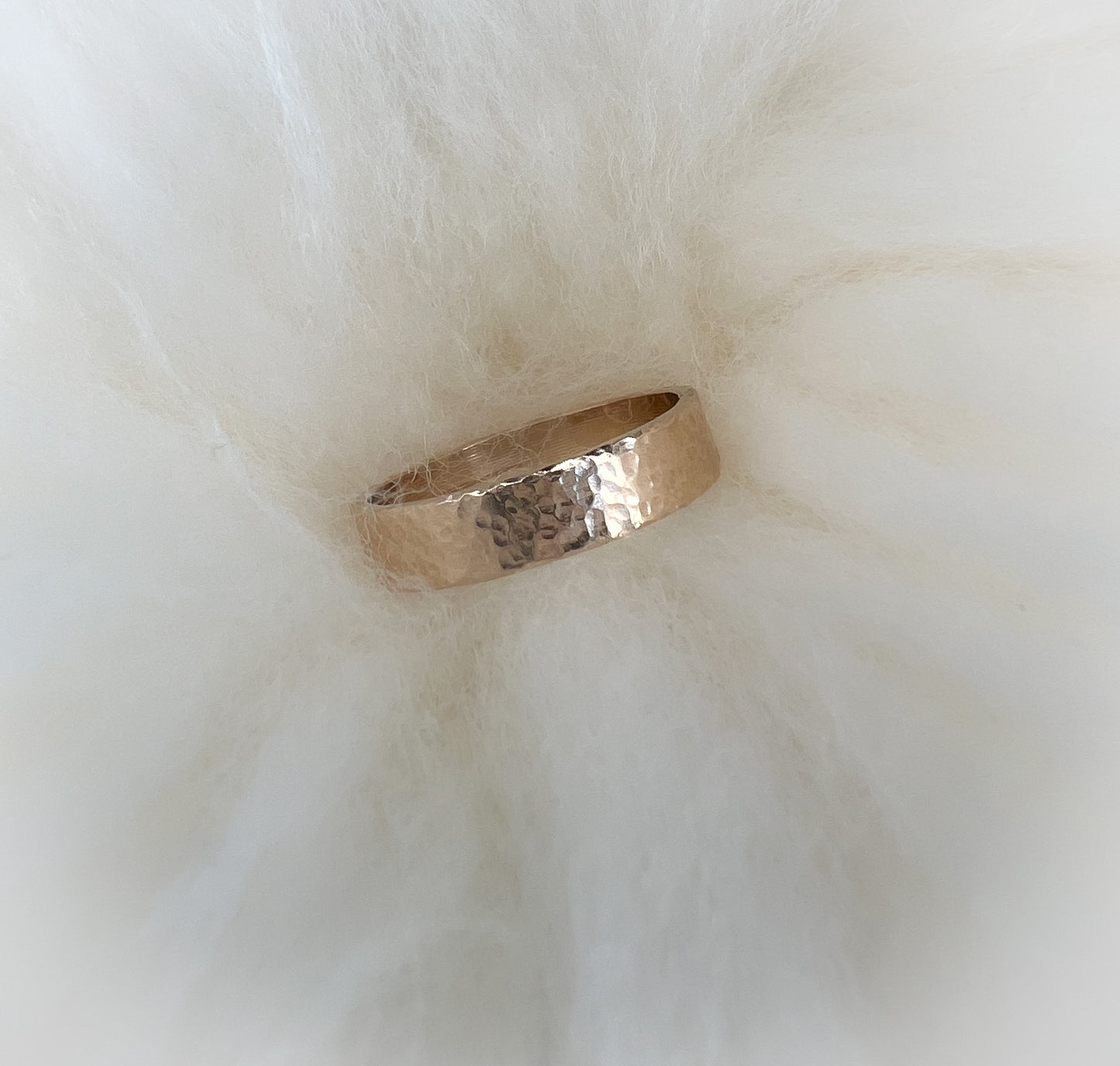 Halo Textured Gold Ring