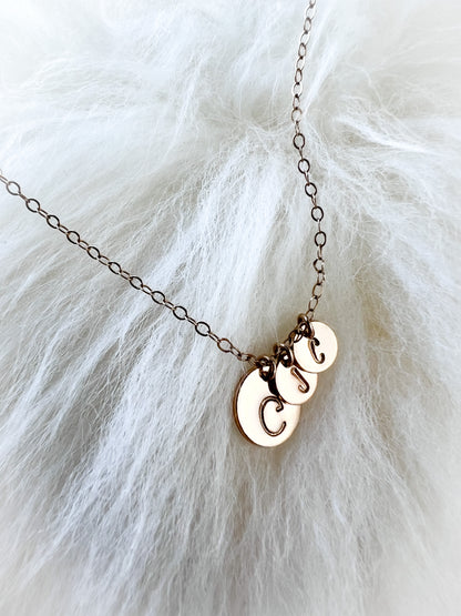 Mother's Initial Necklace