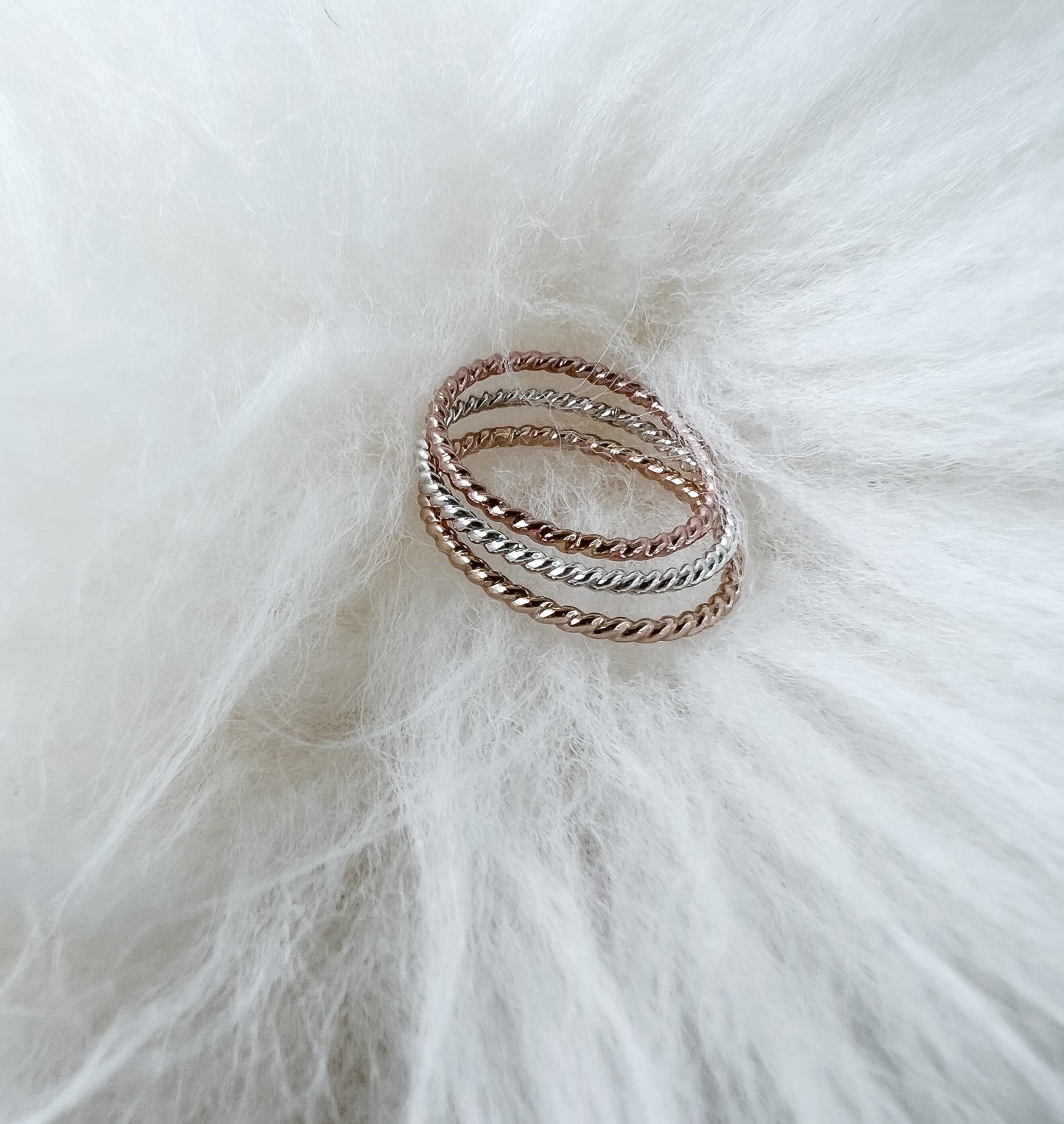 Mini Twist Stack Ring