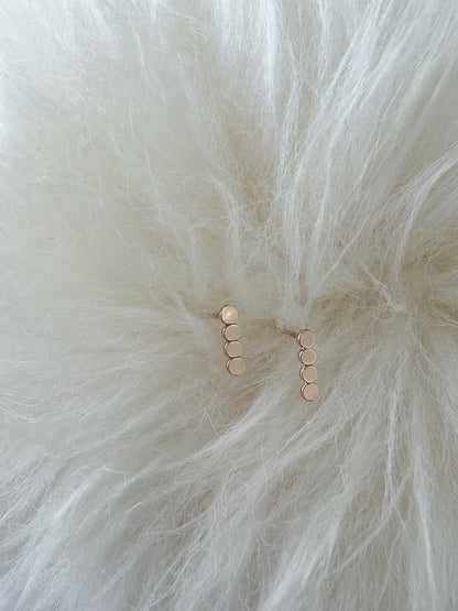 Halo Flat Beaded Studs