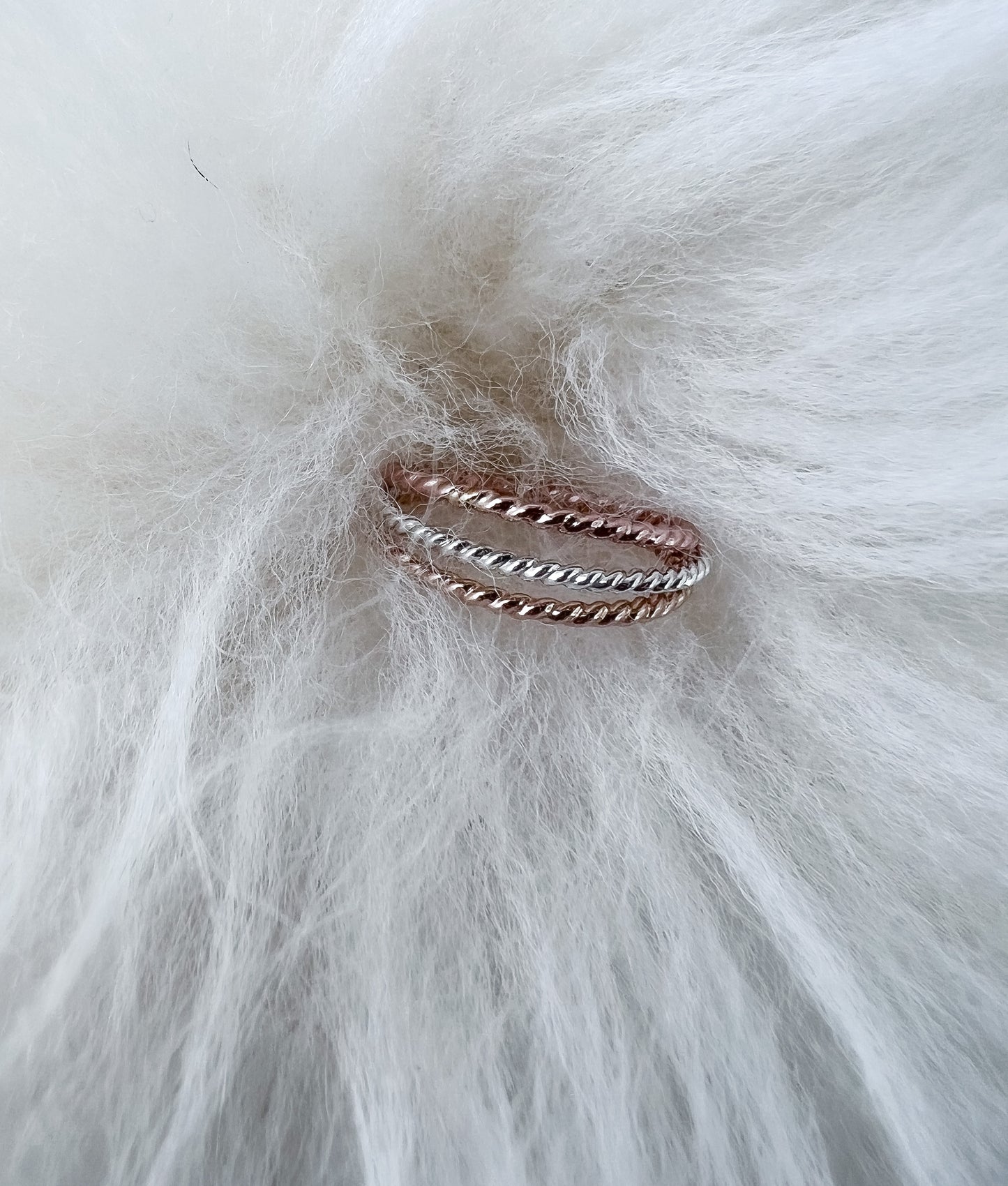 Mini Twist Stack Ring