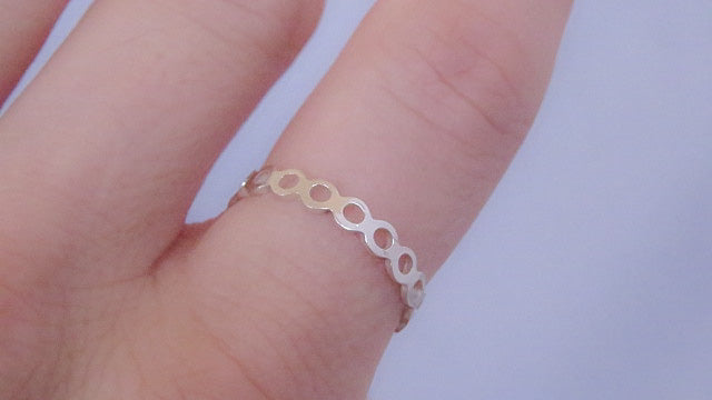 Silver Open Halo Ring