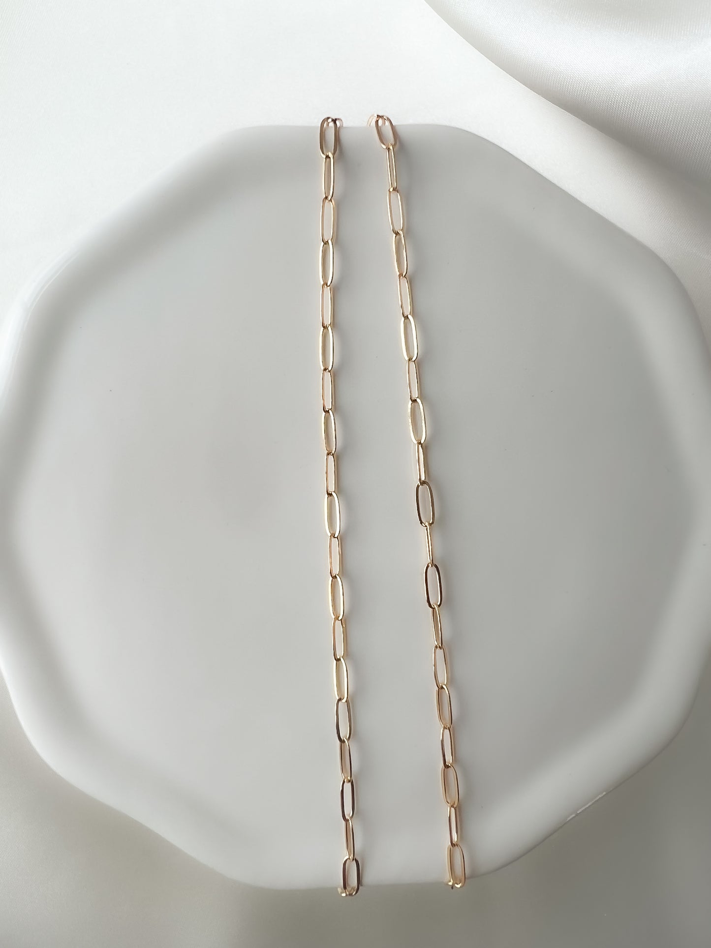 Linked Paperclip Necklace