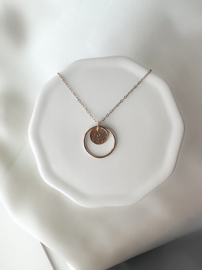 Halo Disc Necklace