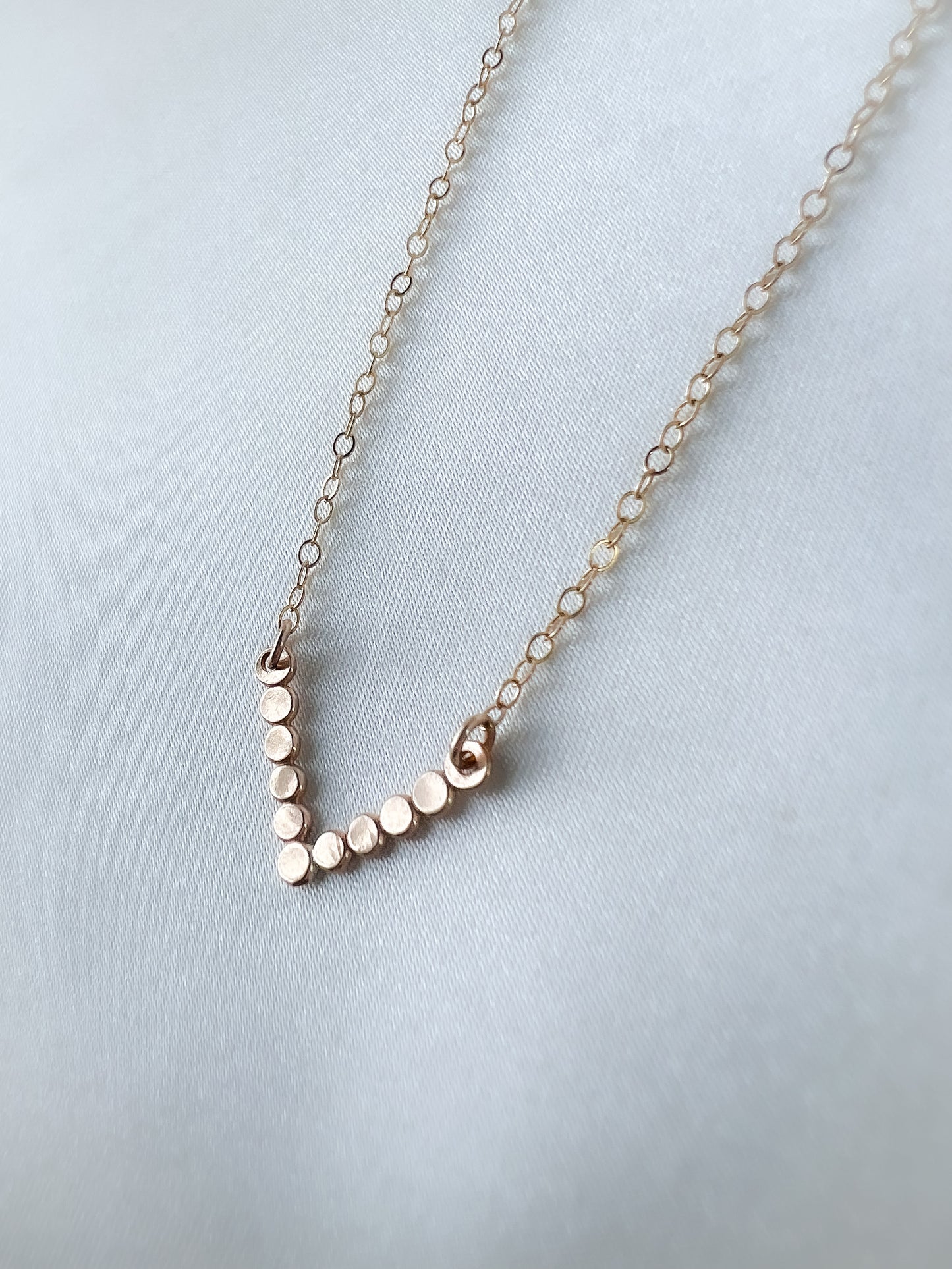 Halo Chevron Necklace