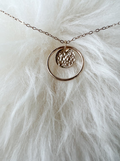 Halo Disc Necklace