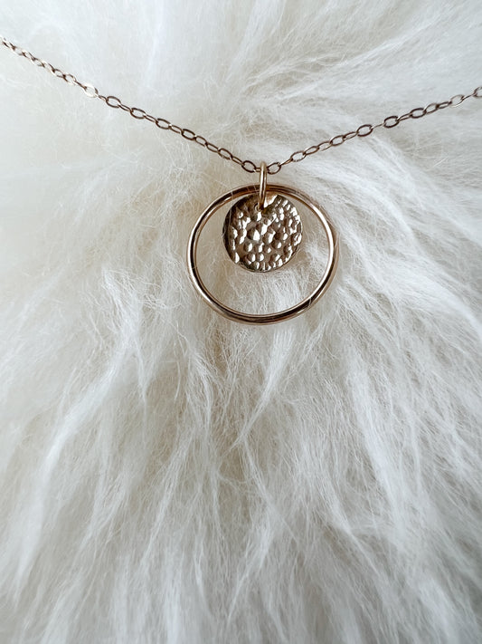 Halo Disc Necklace