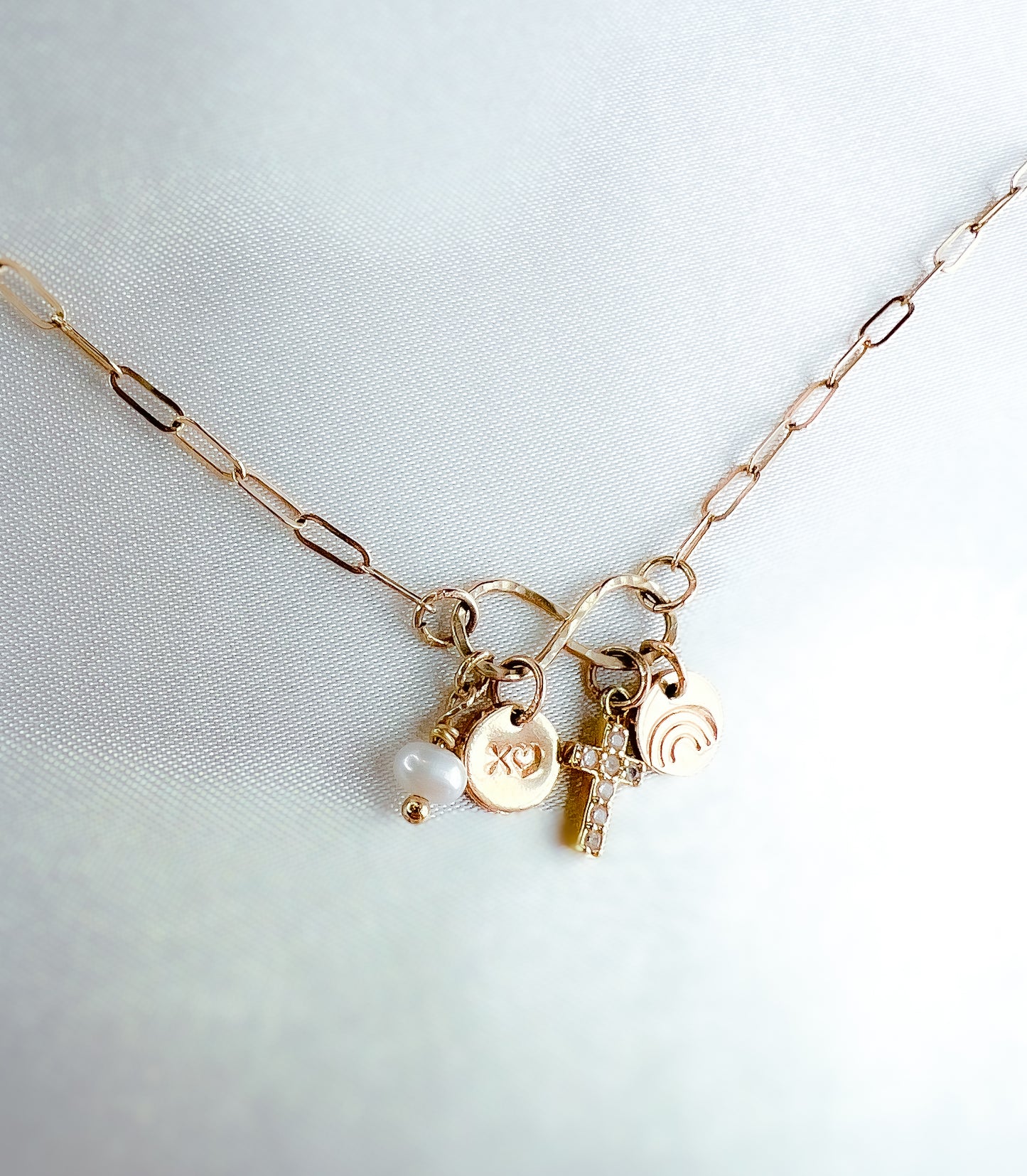 Symbolic Gold Charm Necklace