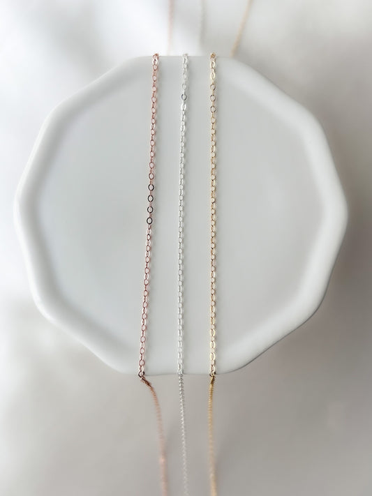 Dainty Cable Chain Necklace